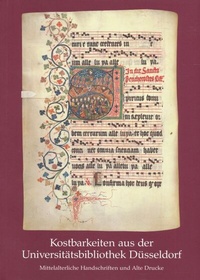 Abbildung von: Kostbarkeiten aus der Universitätsbibliothek Düsseldorf - Reichert Verlag