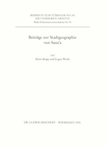Cover: Beitr&auml;ge zur Stadtgeographie von Sana'a - Reichert Verlag