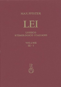 Abbildung von: Lessico Etimologico Italiano. Band 3 (III.1) - Reichert Verlag
