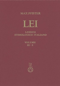 Abbildung von: Lessico Etimologico Italiano. Band 3 (III.2) - Reichert Verlag