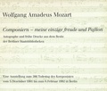 Cover: Wolfgang Amadeus Mozart. &raquo;Componiern - meine einzige Freude und Pa&szlig;ion&laquo; - Reichert Verlag