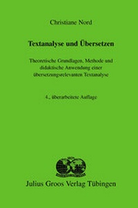 Enlarge image Cover: Textanalyse und Übersetzen - Groos, Julius