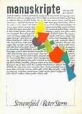 Cover: manuskripte - Stroemfeld