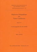 Cover: R&eacute;pertoire G&eacute;ographique des Textes Cun&eacute;informes - Reichert Verlag