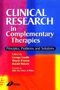 Cover: Clinical Research in Complementary Therapies - Churchill Livingstone