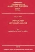 Cover: Chemical Test Methods of Analysis: Volume 36 - Elsevier