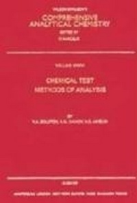 Enlarge image Cover: Chemical Test Methods of Analysis: Volume 36 - Elsevier