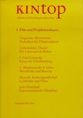 Cover: KINtop. Jahrbuch zur Erforschung des fr&uuml;hen Films / Film und Projektionskunst - Stroemfeld