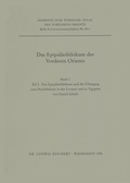 Cover: Das Epipal&auml;olithikum des Vorderen Orients - Reichert Verlag