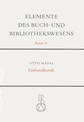 Cover: Einbandkunde - Reichert Verlag