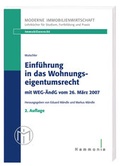 Cover: Einf&uuml;hrung in das Wohnungseigentumsrecht mit WEG - Haufe-Lexware