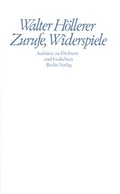 Cover: Zurufe, Widerspiele - Berliner Wissenschafts-Verlag