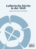Cover: Lutherische Kirche in der Welt. Jahrbuch des Martin Luther-Bundes / Lutherische Kirche in der Welt - Martin-Luther-Bund