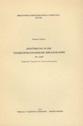 Cover: Einf&uuml;hrung in die tschechoslowakische Bibliographie bis 1918. - Koerner, Valentin