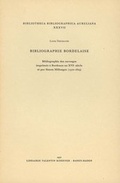 Cover: Bibliographie bordelaise - Koerner, Valentin