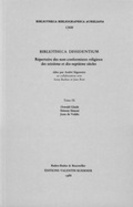 Cover: Bibliotheca Dissidentium IX - Koerner, Valentin