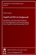 Cover: Zugriff auf EDV im Strafprozess - Berliner Wissenschafts-Verlag