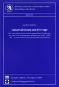 Cover: Industrialisierung und Feiertage - Berliner Wissenschafts-Verlag
