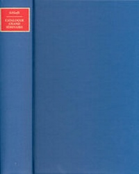 Abbildung von: Catalogue des livres du seizième siècle (1531-1599) de la bibliothèque du Grand-Séminaire de Strasbourg - Koerner, Valentin
