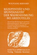 Cover: Rezeptivit&auml;t und Spontaneit&auml;t der Wahrnehmung bei bei Aristoteles. - Koerner, Valentin