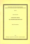 Cover: Costanzo Festa als Madrigalkomponist - Koerner, Valentin