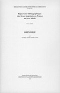 Cover: R&eacute;pertoire bibliographique des livres imprim&eacute;s en France au XVIIe si&egrave;cle (30 volumes) - Koerner, Valentin