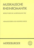 Cover: Musikalische Rheinromantik - Merseburger Berlin