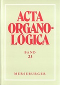 Cover: Acta Organologica - Merseburger Berlin