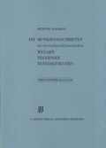 Cover: Kataloge Bayerischer Musiksammlungen (KBM) - Ehemalige Klosterkirchen Weyarn, Tegernsee und Benediktbeuern - Henle, G&uuml;nter