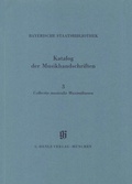 Cover: Kataloge Bayerischer Musiksammlungen (KBM) - Collectio Maximilianea - Henle, G&uuml;nter