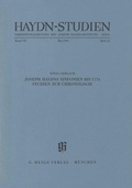 Cover: Haydn-Studien - Joseph Haydns Sinfonien bis 1774. Studien zur Chronologie - Henle, G&uuml;nter