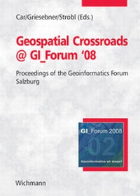 Enlarge image Cover: Geospatial Crossroads @ GI_Forum '08 - Wichmann