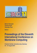 Cover: Proceedings of the Eleventh International Conference on Membrane Computing (CMC11) - Westarp BookOnDemand