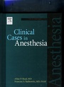Cover: Clinical Cases in Anesthesia - Churchill Livingstone