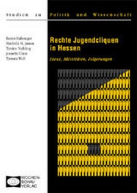 Enlarge image Cover: Rechte Jugendcliquen in Hessen - Wochenschau Verlag