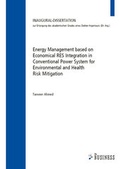 Cover: Energy Management based on Economical RES Integration in Conventional Power System for Environmental and Health Risk Mitigation - Westarp BookOnDemand