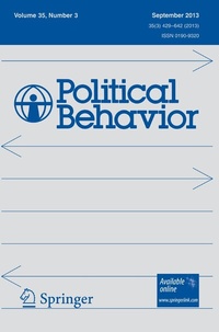 Abbildung von: Political Behavior - Springer