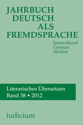 Cover: Jahrbuch Deutsch als Fremdsprache, Bd. 38/2012 - Iudicium