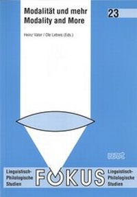 Enlarge image Cover: Modalität und mehr /Modality and More - WVT Wissenschaftlicher Verlag Trier