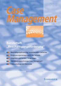 Abbildung von: Case Management Sonderheft "Beschäftigungsförderung" - medhochzwei Verlag