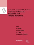 Cover: Ordinary Differential Equations and Integral Equations: Volume 6 - North-Holland