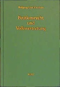 Cover: Petitionsrecht und Volksvertretung - NDV