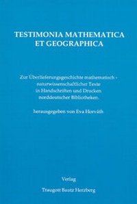 Enlarge image Cover: Testimonia Mathematica et Geographica - Traugott Bautz