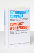 Cover: Dictionnaire Compact des Sciences et de la Technique /Compact W&ouml;rterbuch... - Brandstetter, O