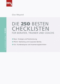 Abbildung von: Die 250 besten Checklisten für Berater, Trainer und Coaches - mi-Wirtschaftsbuch