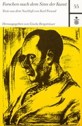 Cover: Forschen nach dem Sinn der Kunst - Justus-von-Liebig-Verlag