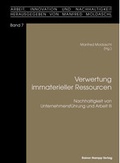 Cover: Verwertung immaterieller Ressourcen - Edition Rainer Hampp