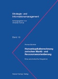 Cover: Humankapitalberechnung zwischen Markt- und Ressourcenorientierung - Edition Rainer Hampp