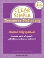 Cover: The Clear and Simple Thesaurus Dictionary - Grosset & Dunlap Inc.,U.S.