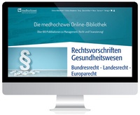 Abbildung von: Rechtsvorschriften Gesundheitswesen - medhochzwei Verlag